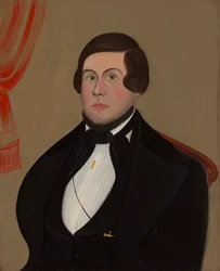 ゴールド ペンシルを持つ男、カリフォルニア州。 1850年。
