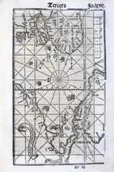 ヨーロッパ・アフリカ・アメリカ大陸の地図