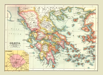 グレイシアの地図、1902年。