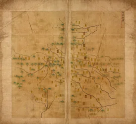 河南省の地図