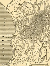 ガリポリ半島サリベアの地図、第一次世界大戦、1915年、c1920。