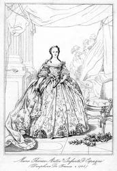 スペインのマリアテレサ、スペインのフィリップ5世王の娘、1726-1746年