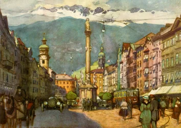マリアテレジエン通り、c1929。