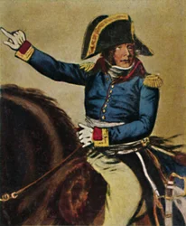 元帥ネイ1769-1815。 -イザビーによる絵画、1934年。