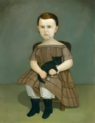 マーサバートレットと子猫、ca。 1860。
