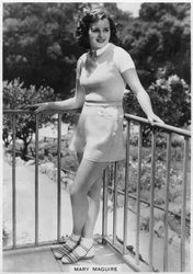 メアリーマグワイア、オーストラリアの女優、c1936-c1939