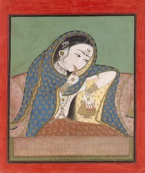 憂鬱な遊女、ca。 1750。