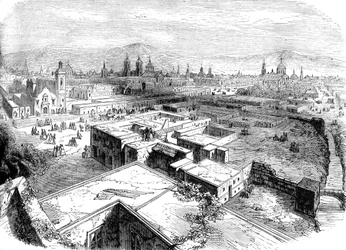 19世紀半ばのメキシコ、メキシコシティ、c1880