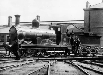 ミッドランドアンドグレートウエスタンレイルウェイアイルランド2-4-0機関車ロブロイ、1873