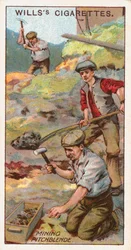マイニングピッチブレンデ、コーンウォール、イングランド、c1916