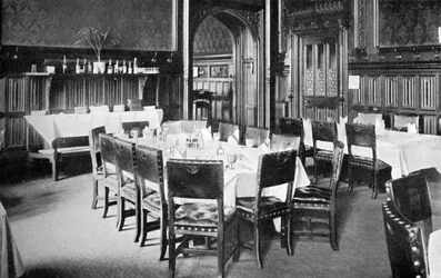 閣僚表、下院のダイニングルーム、ウェストミンスター宮殿、ロンドン、c1905