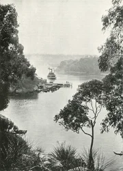 Cremorne Jetty、c1900のモスマンズベイ。