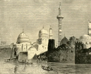 アルジェジレメソポタミアの町、モスル、1890年。