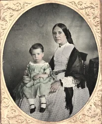 母と子c。 1860。