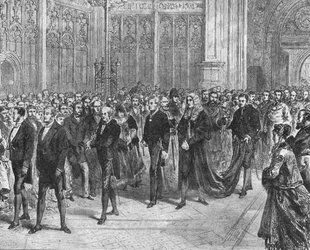 グラッドストーンズ氏の初首相：1868年から1874年の議会の会議、1901年。