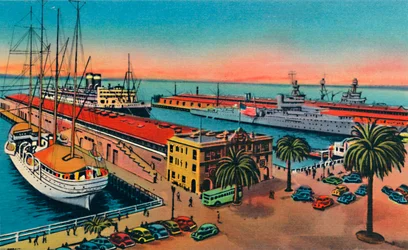 市営桟橋。カリフォルニア州サンディエゴ、c1941