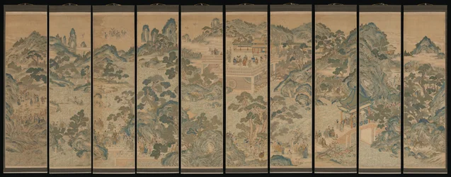 不滅の神話の風景、19 世紀。