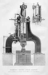 ナスミスパテントスチームハンマー、1866