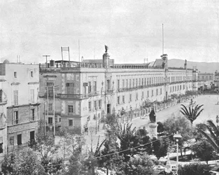 国立宮殿、メキシコシティ、メキシコ、1900年頃。
