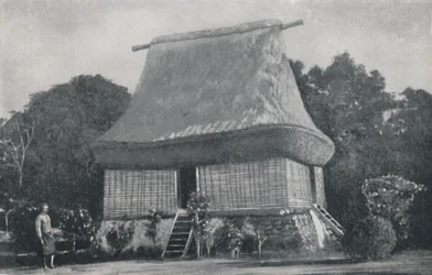 ネイティブハウス、フィジー諸島、1923年。