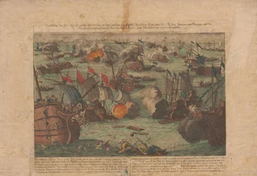 1788年6月28日と29日の黒海におけるロシア艦隊とオスマン艦隊の海戦、1788年。