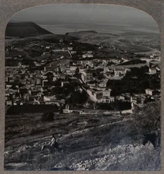 ナザレと降水量の山、c1900