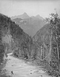針山、リオデラスアニマスの峡谷、c1897。
