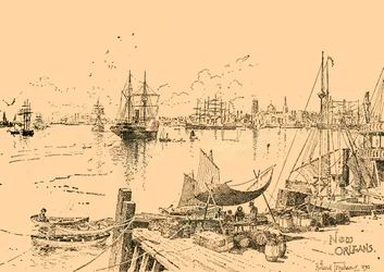 ルイジアナ州ニューオーリンズ、c1890。