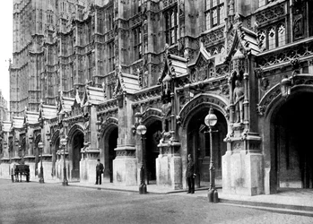 New Palace Yard、ウェストミンスター、ロンドン、c1905