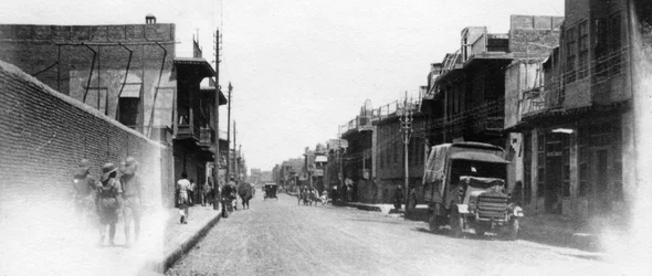 ニューストリート、バグダッド、メソポタミア、第一次世界大戦、1918年