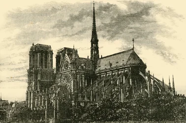 ノートルダム、1890年。