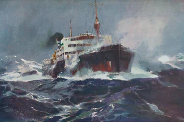 問題のある水上の油、1936