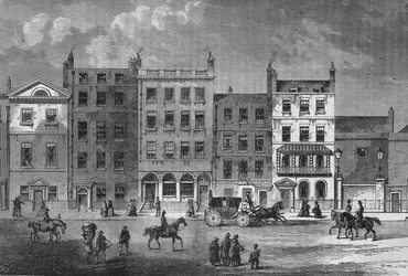 ポールモール、ウェストミンスター、ロンドン、c1830 1878の古い家