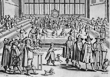 長い議会を解散するオリバークロムウェル、1653年、1903年