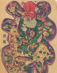 年賀絵を含む135点の木版画、19～20世紀。