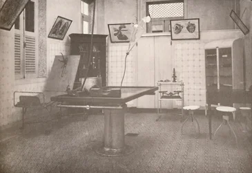 メディコリーガルサービスの手術室、1914年