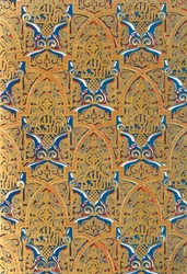 壁のパネルの装飾、大使館、1907年。