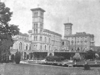 1901年のビクトリア時代のオズボーンハウス。