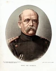 ドイツの政治家オットー・フォン・ビスマルク、1880年頃
