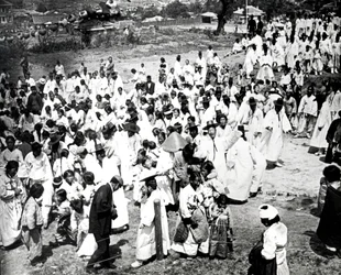 野外集会、韓国、1900