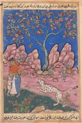 テイルズオブオウムトゥティナマのページ：30夜目：会話をしている女性...、c。 1560年。