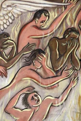 絵画。最後の審判。地獄、アネホ、トーゴ