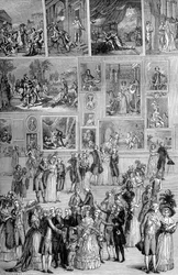絵画展、ルーブル、パリ、1737 1882-1884