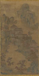 山の宮殿、明王朝、16 ～ 17 世紀。