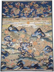 パネル家具用ファブリック、中国、明朝後期 1368-1644 清朝 1644-1911...