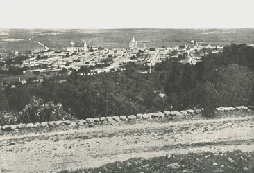 市のパノラマ、サンミゲルデアジェンデ、メキシコ、1895年。