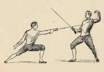ティアースのパリー-フェンシング、1912