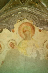 イタリア、カンパニア州、サレルノ、大聖堂、フレスコ画