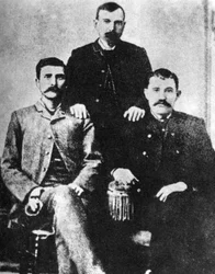 Pat Garrett、James Brent、John W Poe、リンカーン郡保安官、c1880-1882 1954