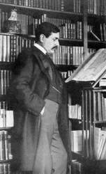 フランスの小説家で評論家であるポールブルジェ、19世紀後半から20世紀初頭